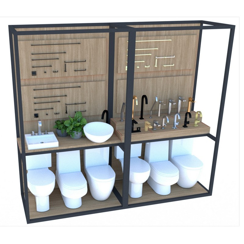 Expositor de vaso sanitario